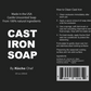 Cast Iron Pan Soap by Kuche Chef